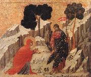 Duccio, Appearence to Mary Magdalene